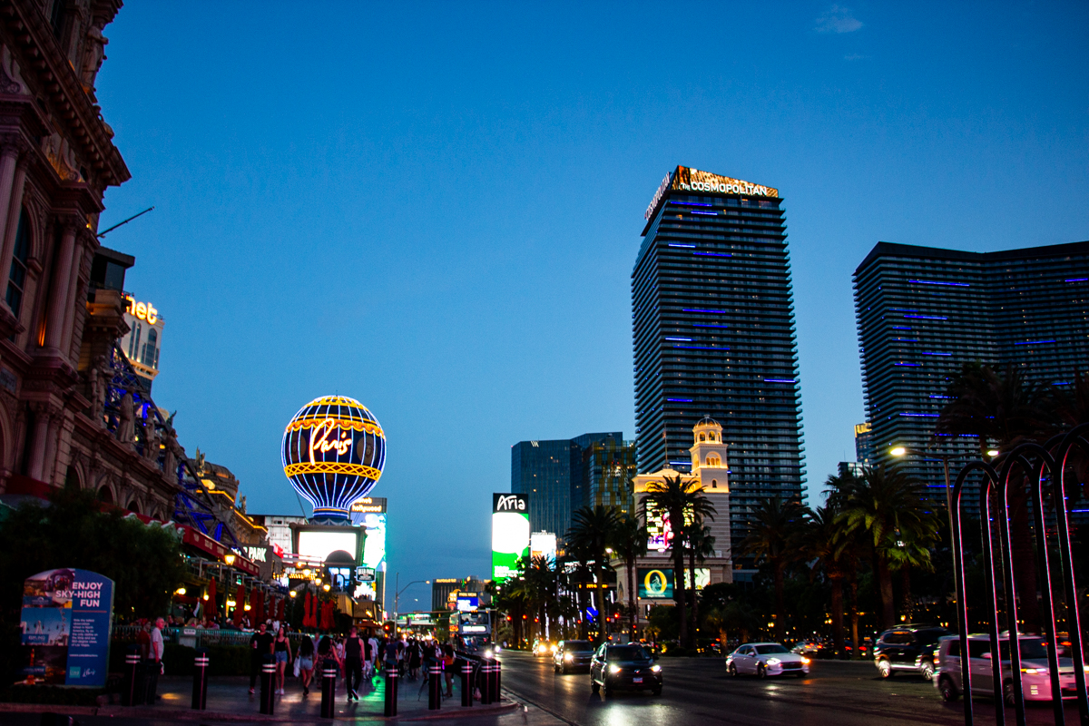 Going up? On the Las Vegas Strip, Sometimes You Have No Choice!